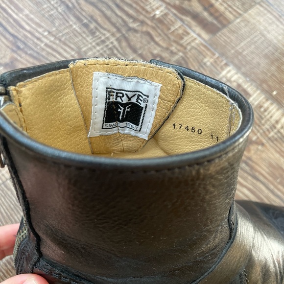 Frye ankle length zip boot. Gently worn for a season. - Picture 7 of 8